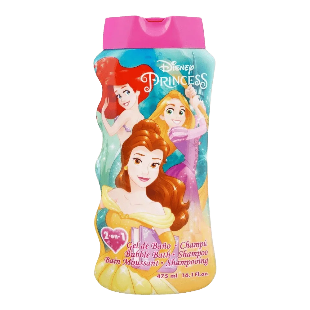 Lorenay Disney Princess Bubble Bath + Kids Shampoo, 475ml