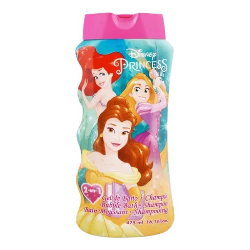 Lorenay Disney Princess Bubble Bath + Kids Shampoo, 475ml