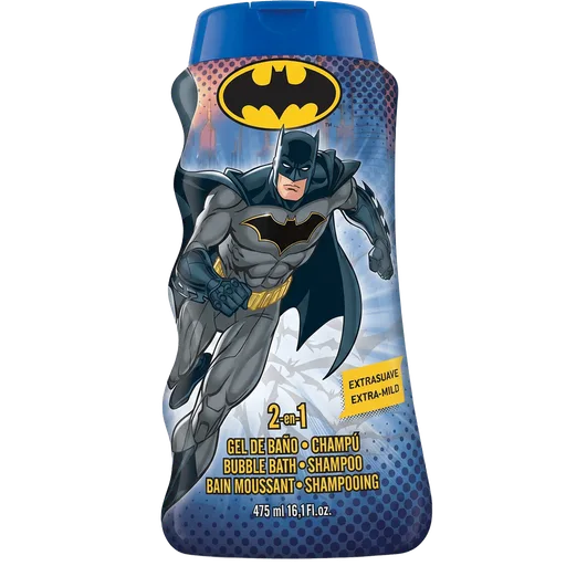 Lorenay Batman Bubble Bath + Kids Shampoo, 475ml
