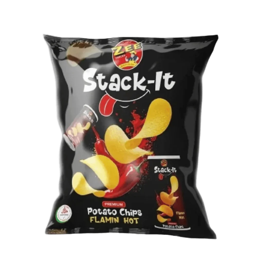 Stack-It Potato Chips Flamin-Hot