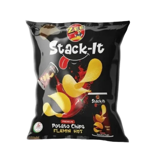 Stack-It Potato Chips Flamin-Hot