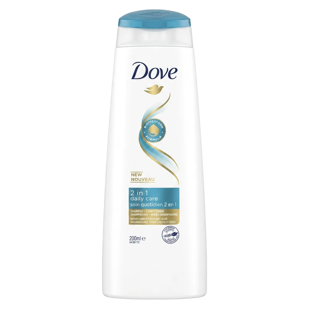 Dove Daily Care 2-in-1 Shampoo + Conditioner 200ml