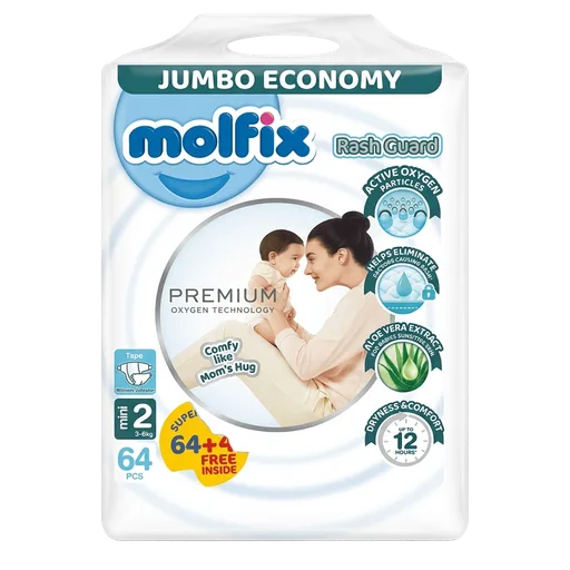 Molfix Premium | Jumbo Economy - 3-6kg 64pcs