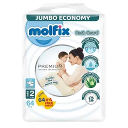 Molfix Premium | Jumbo Economy - 3-6kg 64pcs