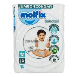 Molfix Premium | Jumbo Economy - 1-18kg 40pcs