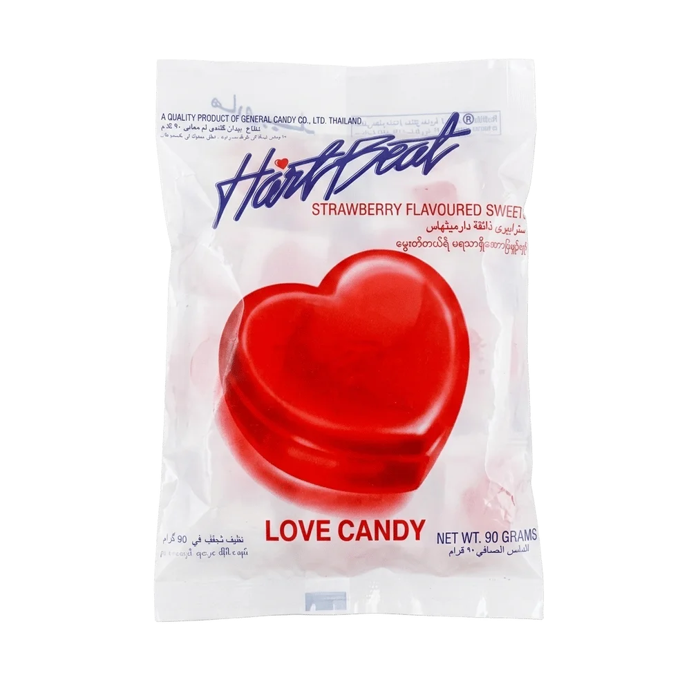 Heartbeat Strawberry Love Candy 90g