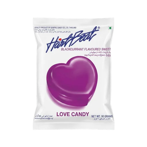 Heartbeat Blackcurrant Love Candy 90g