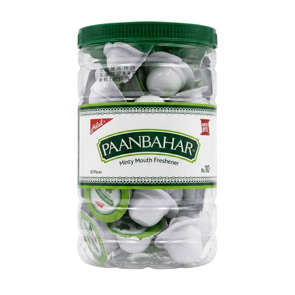 Paanbahar Mouth Freshener Jar - 50pcs