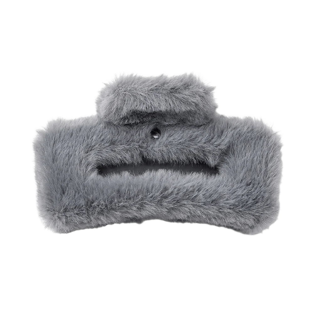 Gray Furry Hair Catcher