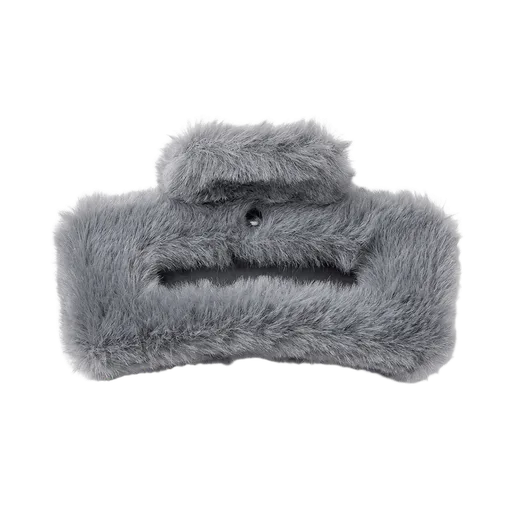 Gray Furry Hair Catcher