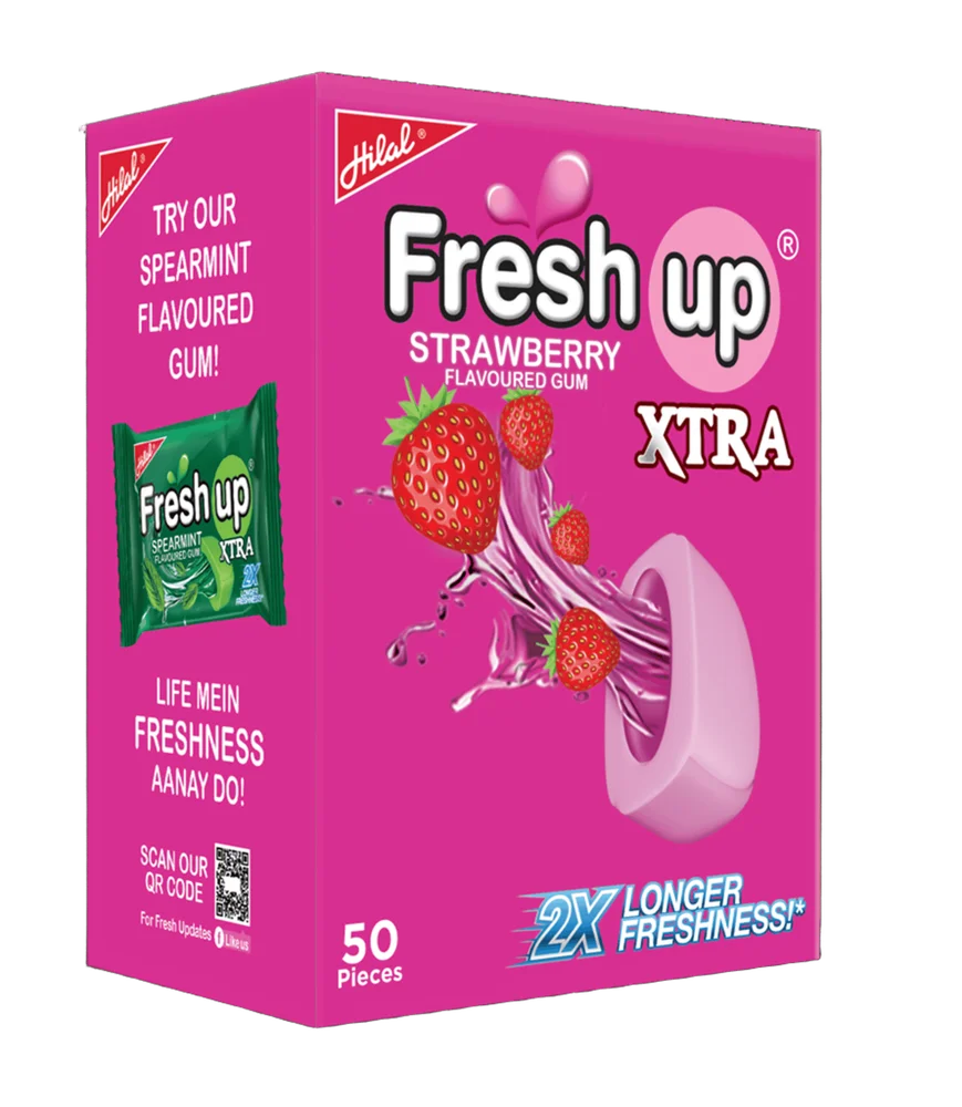 Freshup Xtra Strawberry Box (50 Pieces)