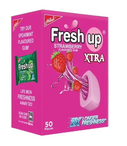 Freshup Xtra Strawberry Box (50 Pieces)
