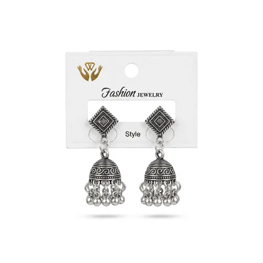 Indian Silver Jhumki