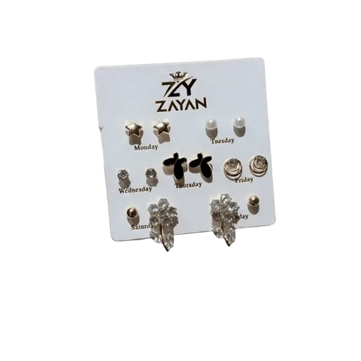 Week Days Earrings | Set of 7