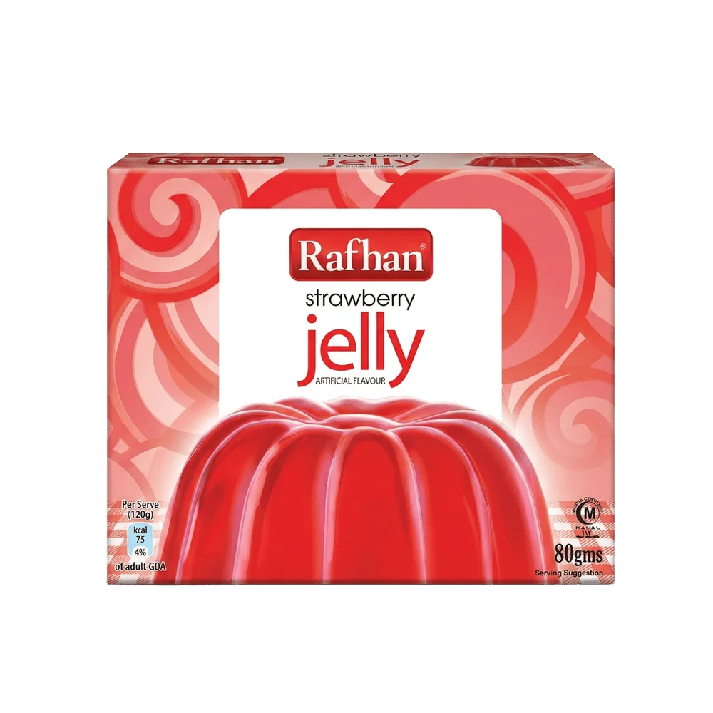 Rafhan Strawberry Jelly 80gm