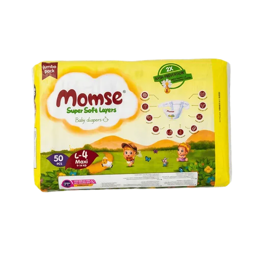 Momse L-4 Baby Diapers 50pcs