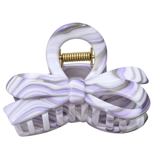 Bow Hair Catcher Purple