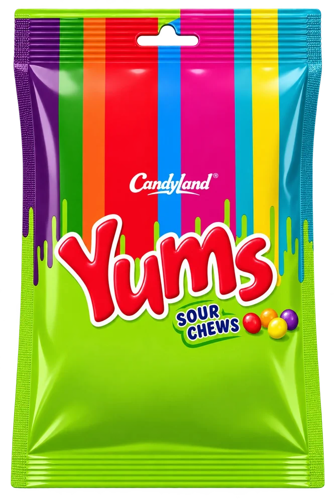 Candyland Yums Sour Chew