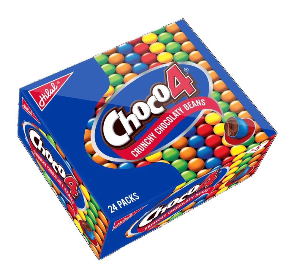 Hilal Choco 4 Chocolate Beans (Box) - 24pcs