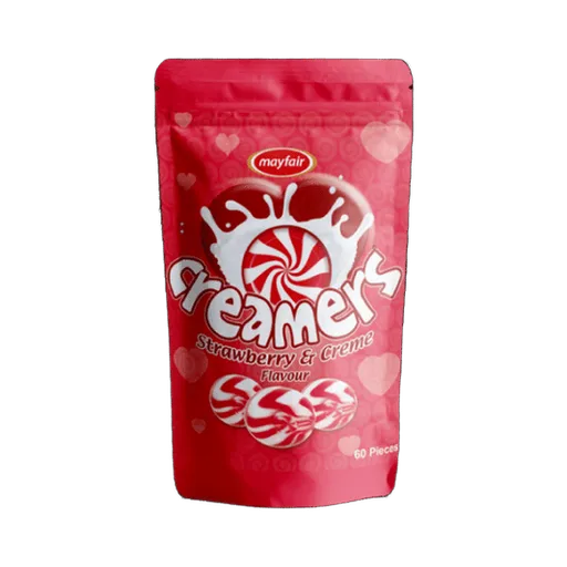 Mayfair Creamers Strawberry Candy Pouch - 100pcs