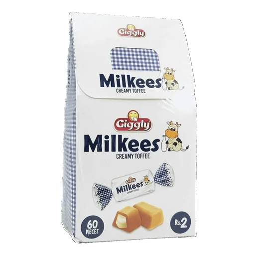 Giggly | Milkees Creamy Toffee – Box of 50