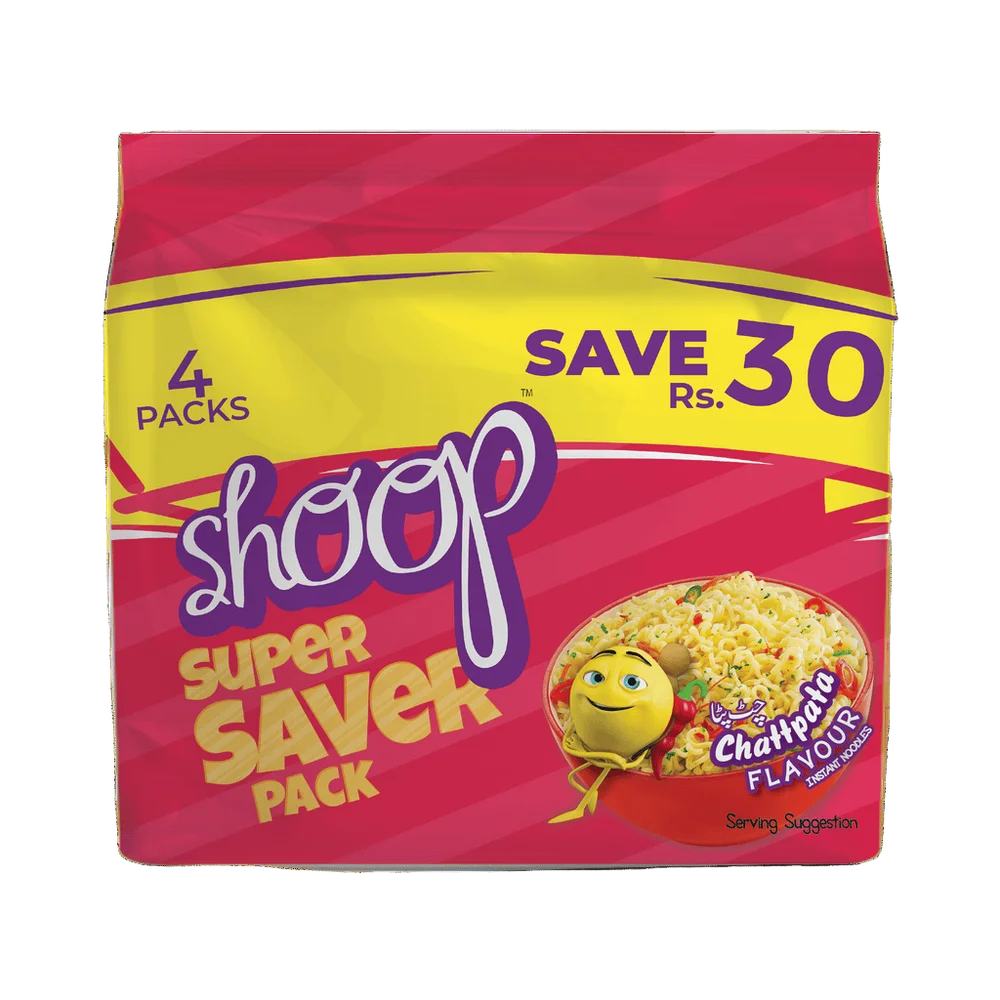 Shan Shoop ChattPata Noodles Super Saver Pack Of 4