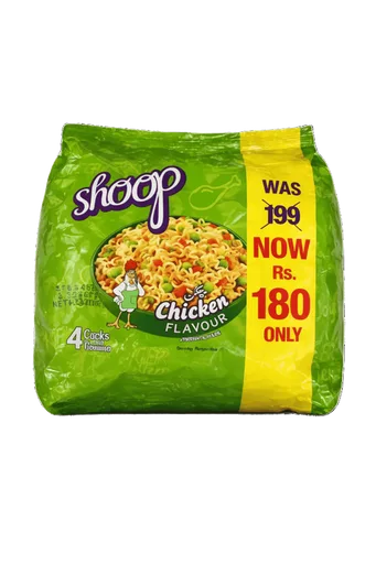 Shan Shoop Noodles Chicken Super Saver Pack of 4