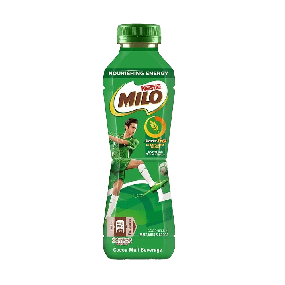 Milo Cocoa Malt Drink Bottle, Cocoa Malt Beverage, 220ml