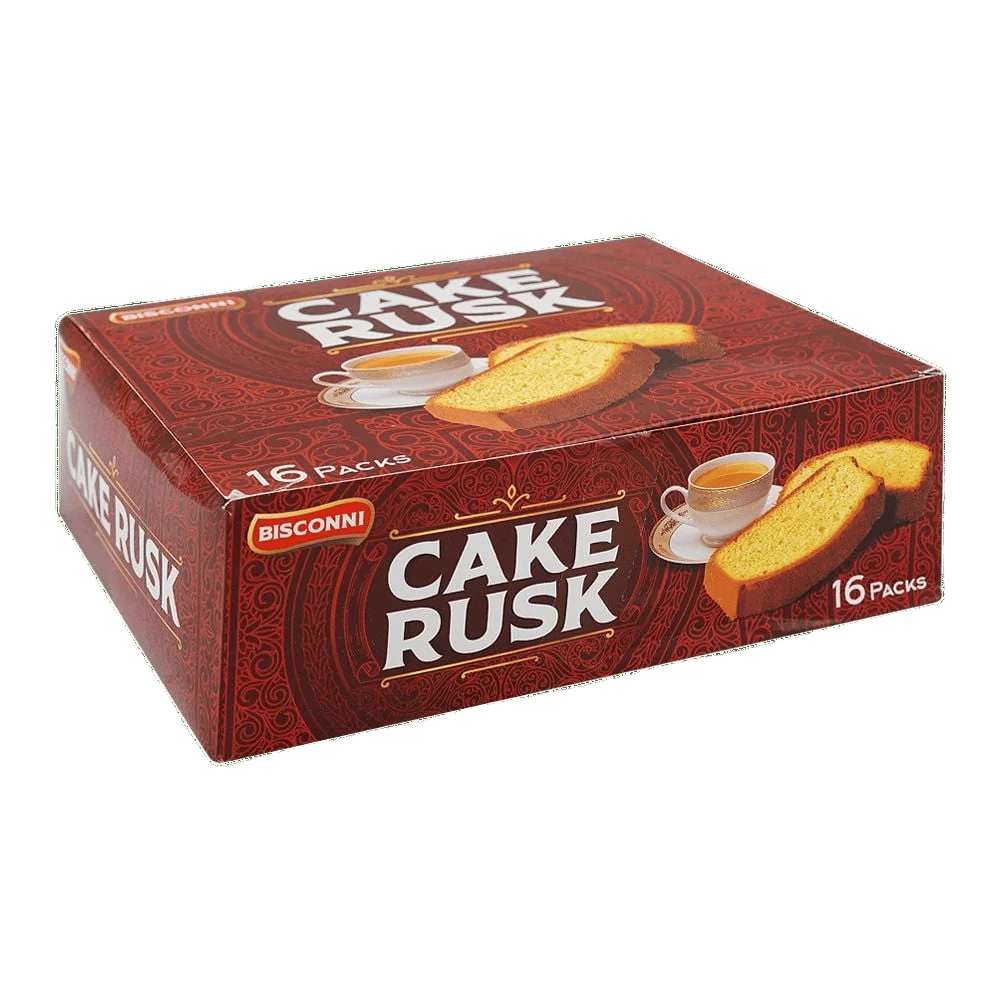 Bisconni Cake Rusk, (16 packs)