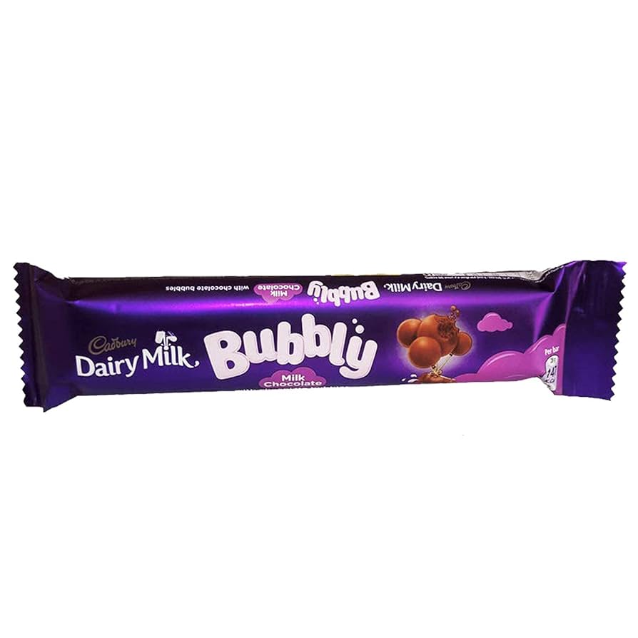 Cadbury Dairy Milk Bubbly Chocolate 20gm