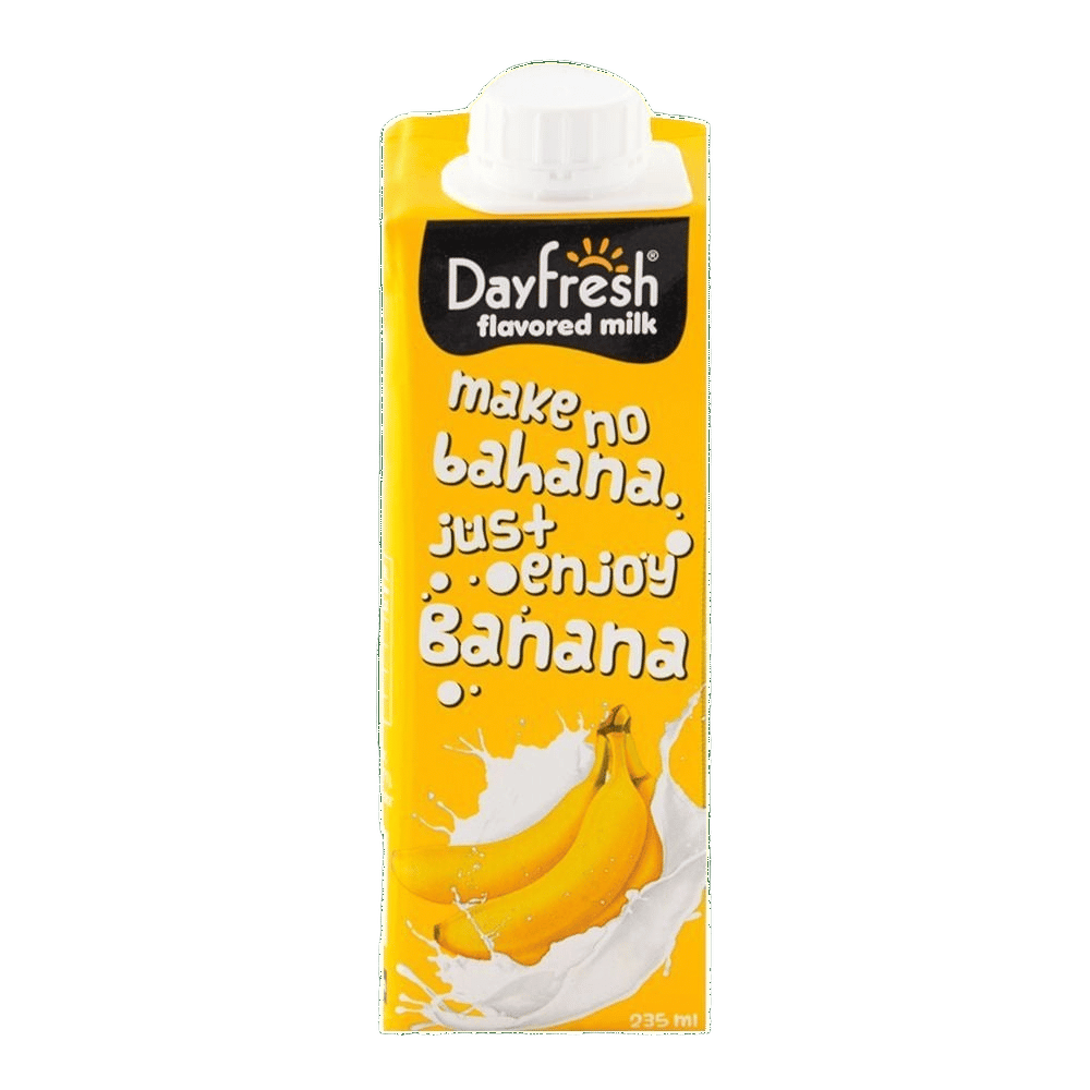 Dayfresh Banana Flavored Milk - 225ml Tetra Pack