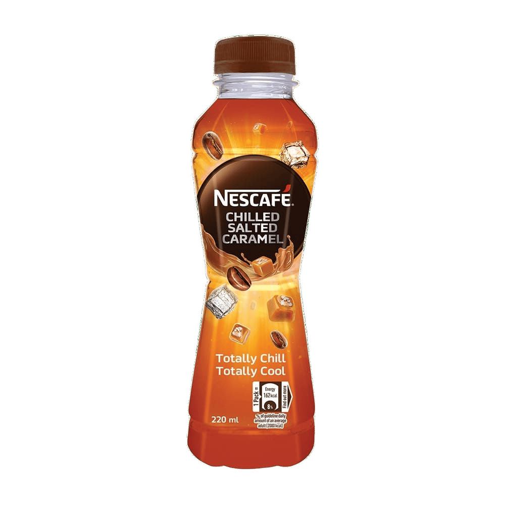 Nestle Nescafe Chilled Salted Caramel Coffee Drink, 220ml Pet Bottle