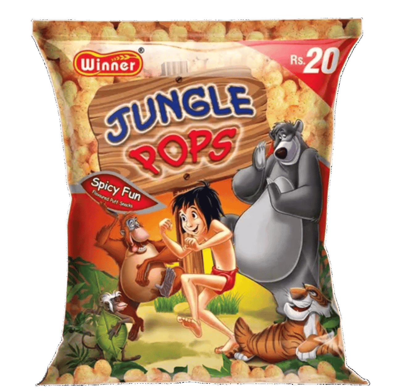 Jungle Pops Spicy fun (6 packs) 