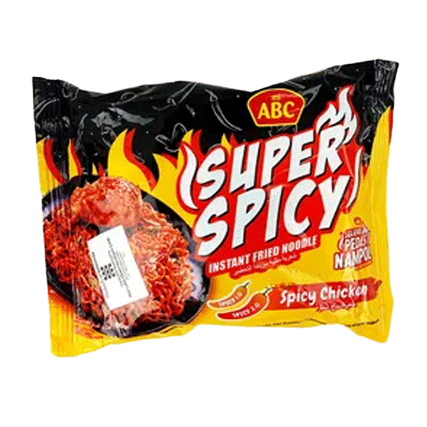Abc Super Spicy Chicken Flavour Noodle 80g