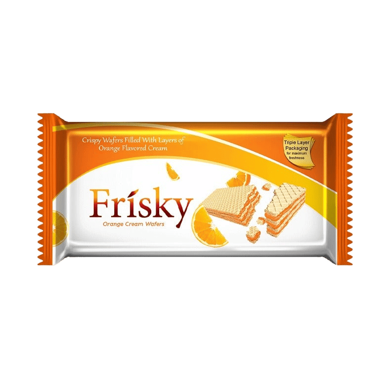 Inovative Frisky Orange Cream Wafers 75GM