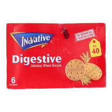 Innovative Digestive Wheat Biscuits Half Rolls ( 6 Pieces )