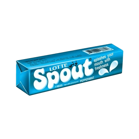 Spout BubbleGum - Peppermint Flavor Strip ( Blue )