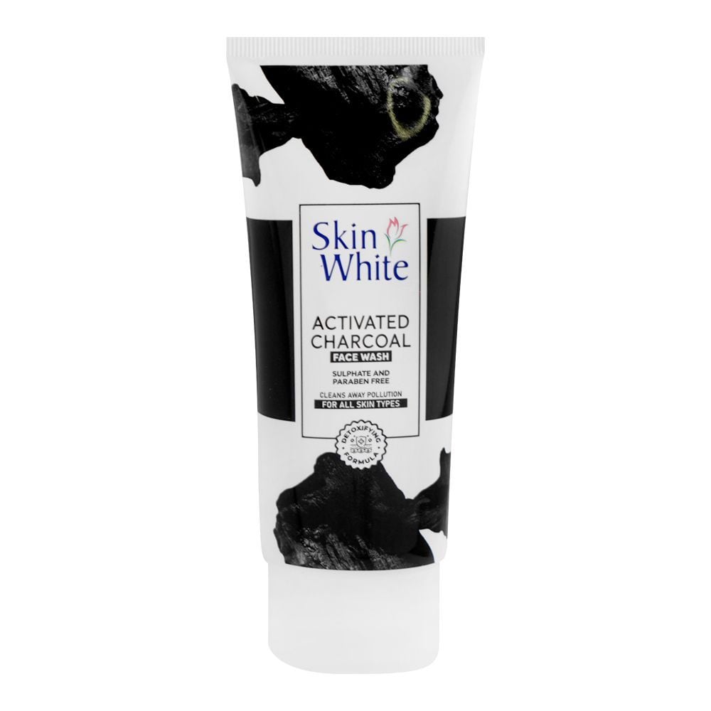 Skin White Face Wash Activated Charcoal 100ml