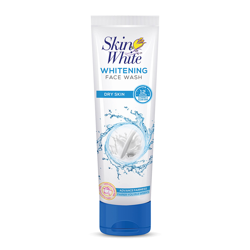 Skin White Whitening Face Wash Dry Skin 100ml