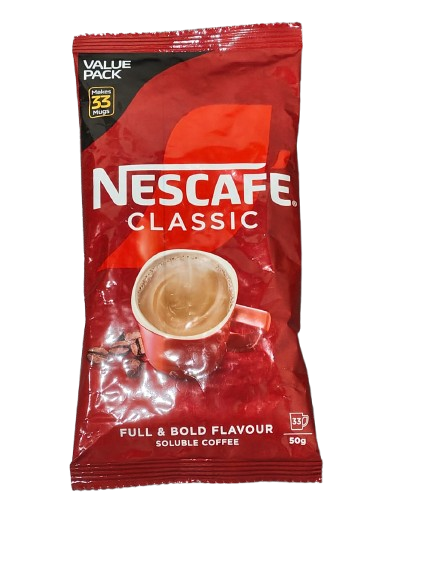Nescafe Coffee Classic Flavor 50gm ( Value Pack, Pouch )