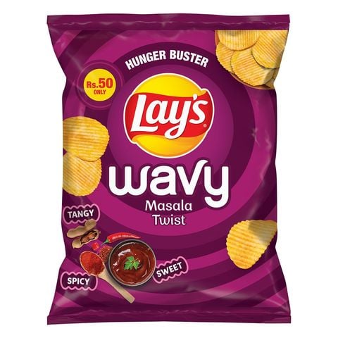 Lays Wavy Masala Twist Rs 50