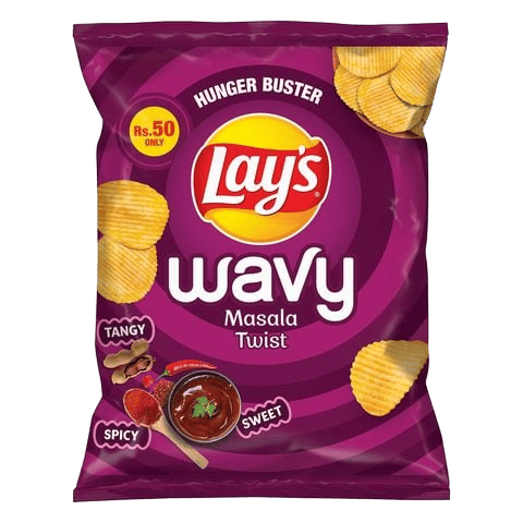 Lays Wavy Masala Twist Rs 50