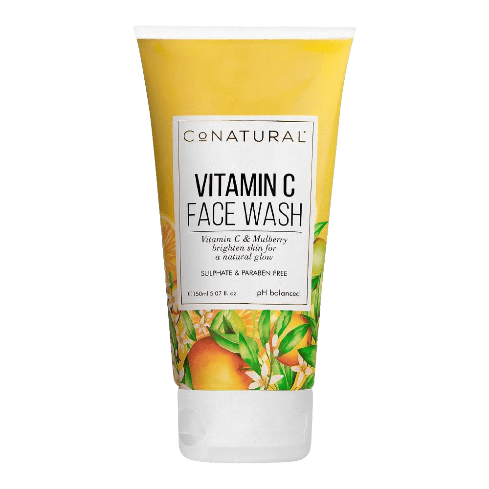 CoNatural Vitamin C Face Wash, Brightens Skin For A Natural Glow, 150ml