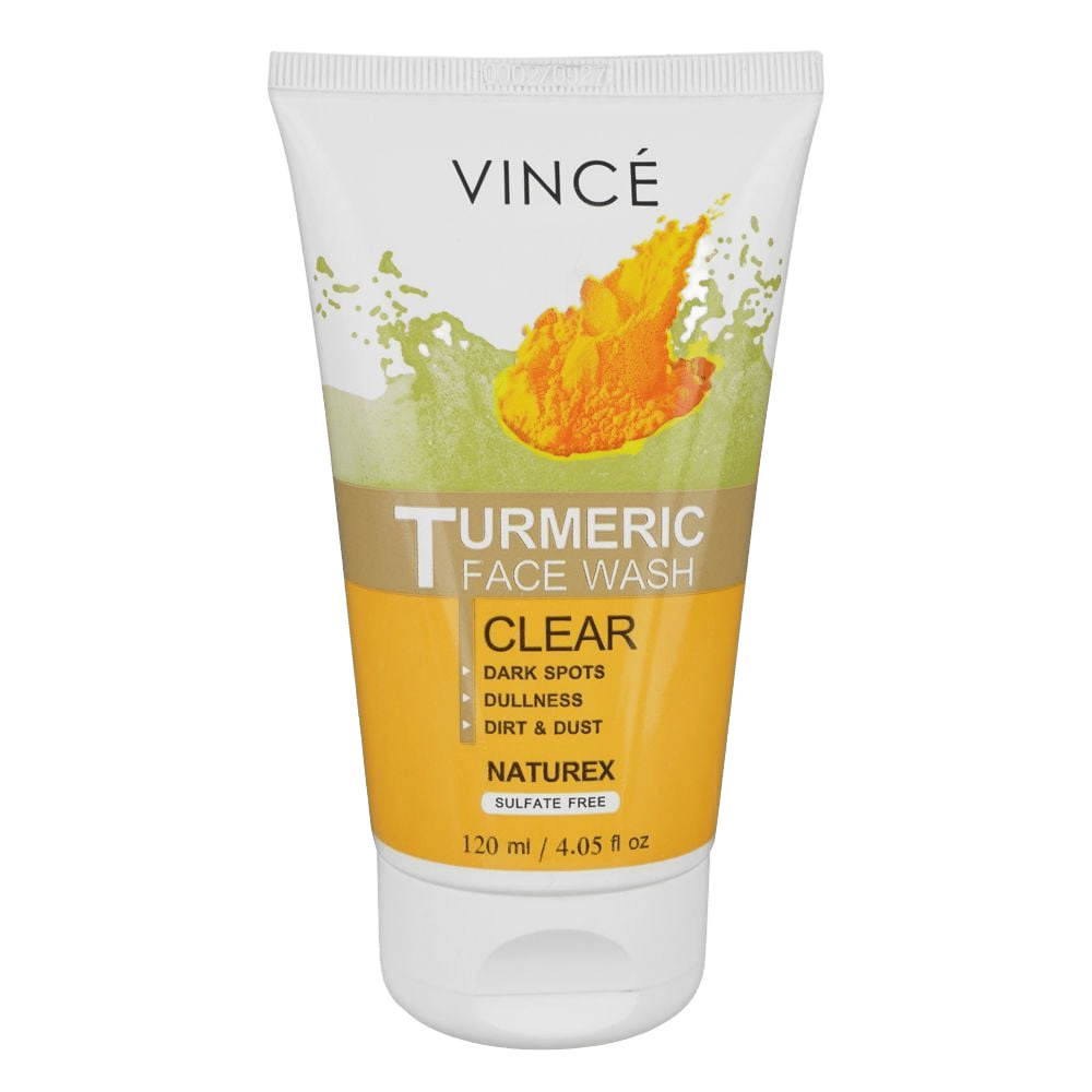 Vince Naturex Turmeric Face Wash, Sulphate Free, 120ml