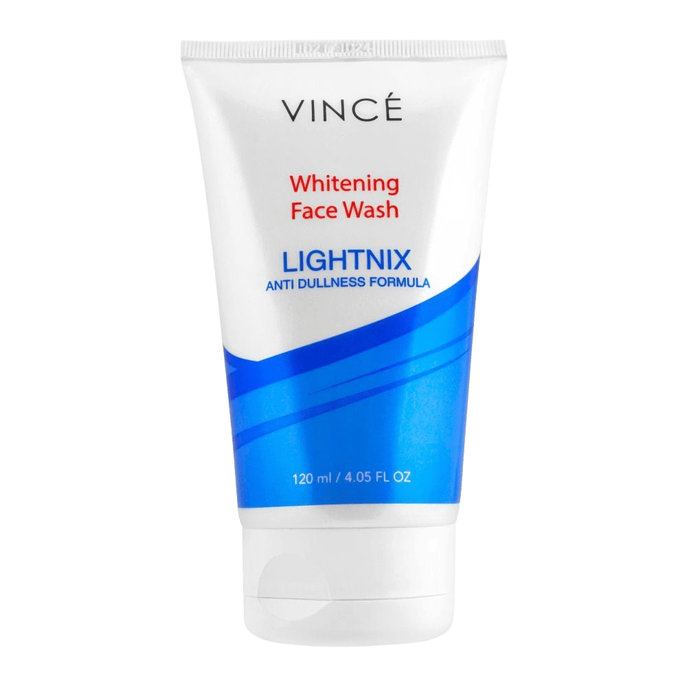 Vince Lightnix Anti Dullness Formula Whitening Face Wash, 120ml