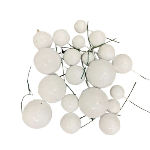 White Faux Balls ( 20 PCS )