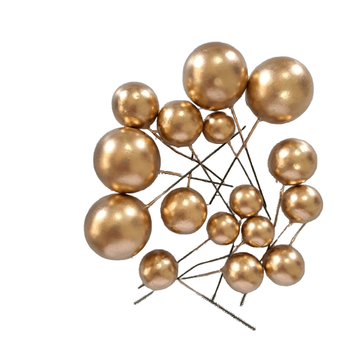 Gold Faux Balls ( 20 PCS )
