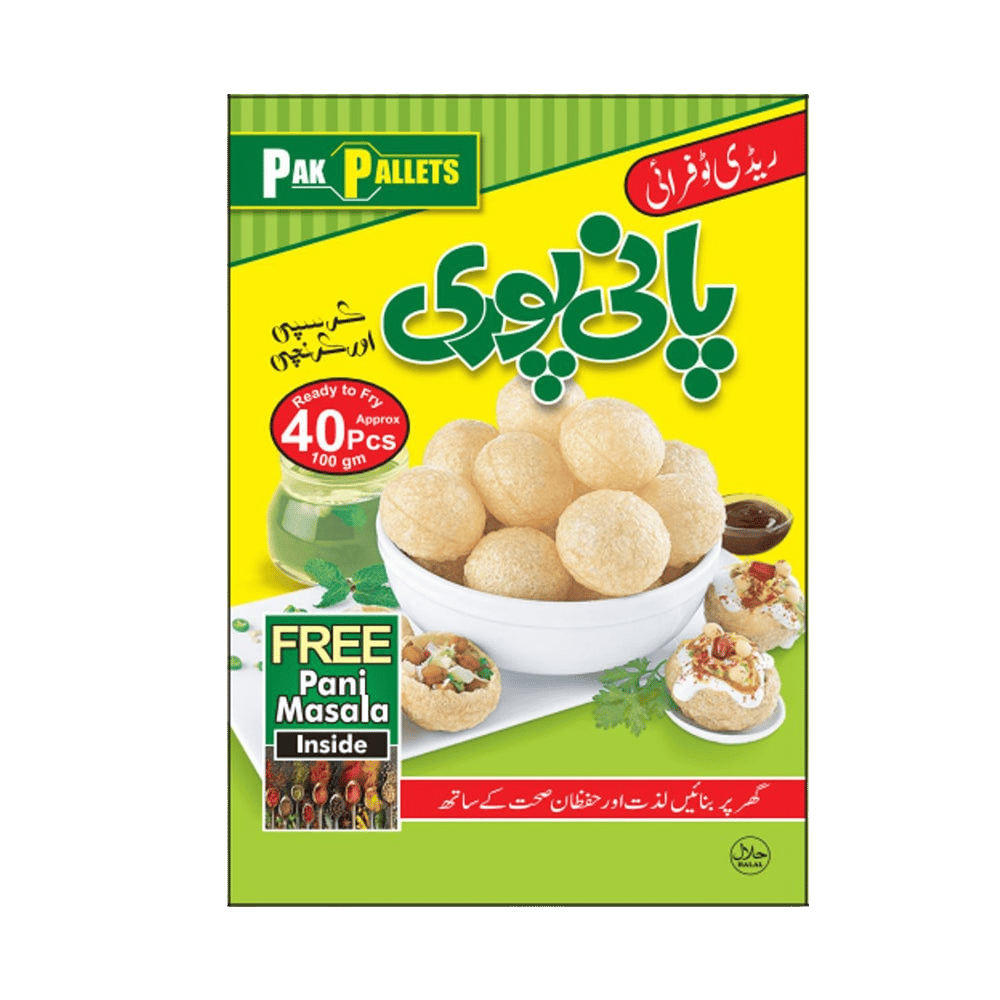 Pak Pallets Pani Puri 40 PCS