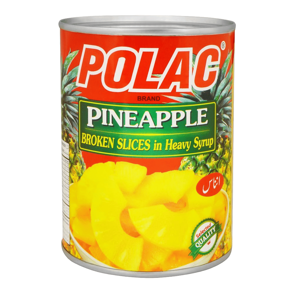 Polac Pineapple Broken Slices In Heavy Syrup, 540g