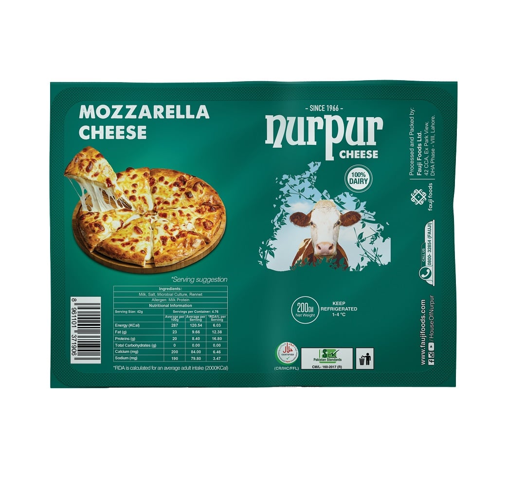 Nurpur Mozzarella Cheese, 200g